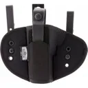 Uncle Mikes 55000 IWB Tuckable 1.875-3\" S&W J Frame Hammered Revolver Nylon Holster, Black - Closeout - Uncle Mikes