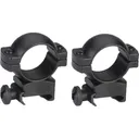Traditions A793DS Scope Ring Set Weaver High 1\" Tube Matte Black Aluminum - Traditions Firearms