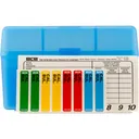 MTM RL5024 Case-Gard R-50 Ammo Box Rifle 270/3006 50rd Plastic Clear Blue - Mtm Products