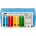 MTM RM5024 Case-Gard R-50 Ammo Box Rifle 243/308 50rd Plastic Clear Blue - Mtm Products