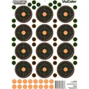 Champion Targets 46134 VisiColor Self-Adhesive Paper Pistol/Rifle Multi Color Bullseye Includes Pasters 5 Pack - Champion Target