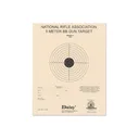 Daisy 408 NRA 5-Meter Target Bullseye Paper Hanging 5 Meters Air Rifle Black/White 50 Per Pkg - Daisy Manufacturing