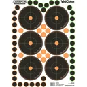 Champion Targets 46135 VisiColor Self-Adhesive Paper Pistol/Rifle Multi Color 3\" Bullseye Includes Pasters 5 Pack - Champion Target