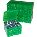MTM Case-Gard CAST116 Cast Bullet Multi-Caliber Handgun Green Polypropylene 200 9mm bullets - Mtm Products
