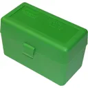 MTM Case-Gard RL-50-10 Ammo Box R-50 30-06 270 Cal Rifle Green Polypropylene 50rd - Mtm Products