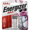 Energizer E92BP2 Max AAA Alkaline Batteries 1.5V 2-Pack - Rayovac
