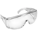 Radians CV0010 Coveralls Shooting Glasses 99.9% UV Rated Polycarbonate Clear Lens with Clear Frame & Side Ventilation for Adults - Radians Inc.