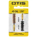 Otis FG345NB Bore Brush Set 44 Mag/45 Cal/460 Cal 8-32 Thread 2\" Long Bronze/Nylon Brush 2 Per Pkg - Otis Technology