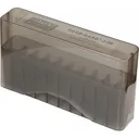 MTM Case-Gard J-20-LLD-41 J-20 Ammo Box 338 Win Mag 7mm Rifle Clear Smoke Polypropylene 20rd - Mtm Products