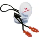 Radians JP3150HC SnugPlugs 28 dB Behind The Neck Red Ear Buds with Black Cord for Adults 1 Pair Includes Flip Top Case - Radians Inc.