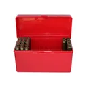 MTM Case-Gard RM6030 Flip-Top Ammo Box Red 243/308 Win/220 Swift Polypropylene 50rd. - Mtm Products