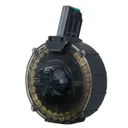 DefencePort - DRM-12-30, Clear Cover,12 Ga, Premium Grade 30 Rd Drum Mag - Fits MKA1919, AR-12, Panzer, Tokarev , Etc. Made In Turkey- DRM-12-30-CLEAR - Defenseport