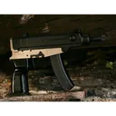 Czech Small Arms vz.61 Satin Nickel Semi-Automatic Pistol 4.53\" 1/2x28 Threaded Barrel .32 ACP - W/ (2) 20rd Mags - VZ61-102T - Czech Small Arms