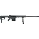 Barrett M107A1 .50 BMG 29\" Chrome Lined Fluted Barrel 10rd Semi-Auto Rifle, 1:15 Twist W/ Muzzle Brake & QD Suppressor Mount - Black - Barrett Firearms
