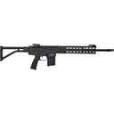 Brigade Manufacturing Makasi 5.56x45mm FAL-AR15 Hybrid Semi-Automatic Rifle, 16\" Barrel, 12\" Quad Rail, Armor Black Cerakote- M561161NQ - Brigade Firearms