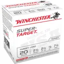 Winchester Ammo TRGT207 Super Target 20GA 2.75\" 7/8oz #7.5 Shot - 250sh Case - Winchester