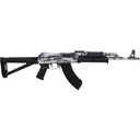 Century Arms VSKA RI4997N Rifle 7.62x39mm 16.5\" 30+1 Semi-Auto Magpul MOE Furniture White Distressed, Chevron Muzzle Brake. - Century International Arms
