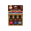 Dead Down Wind Hunt Success Kit Natural Deer Attractant, 3-Pack, Doe-In-Rut/Doe-P/Trophy Buck, 1 oz Each - Dead Down Wind