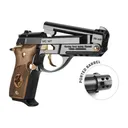 Girsan MC14T Lady .380 ACP 4.5\" Tip Up Barrel 13rd Semi-Auto Pistol, Walnut Grips W/ Case - 390880 - Girsan