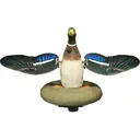 Higdon Outdoors 53077 XS Splashing Flasher Mallard Drake Species Multi Color Features Built-In Timer - Higdon Decoys
