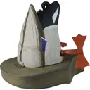HIGDON DECOYS 53012 XS Crazy Kicker Mallard Drake Black/Gray Rechargeable 12V Li-ion Mallard Drake w/Timer - Higdon Decoys