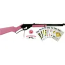 Daisy 994999403 Carbine Fun Kit Spring Piston, 177 BB 350 fps, Black Rec, Pink Synthetic Furniture, Includes Glasses/350rd Ammo/Target - Daisy Manufacturing