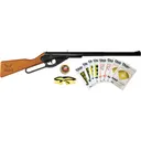 Daisy 994105403 Buck Shooting Kit Spring Piston 177 BB 400rd Shot 350 fps, Black Barrel/Rec, Stained Hardwood Furniture, Includes Glasses/Premium Ammo/Targets - Daisy Manufacturing