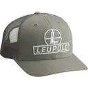 Leupold 178014 Reticle Trucker Hat Loden Green Adjustable Snapback OSFA Semi-Structured - Leupold / Redfield