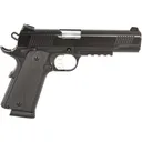 Tisas 10100529 1911 Duty 8+1 5\" Black Cold Hammer Forged Barrel, Black Serrated Steel Slide, Black Cerakote Steel Frame w/Accessory Rail & Beavertail, Black Overmolded Grips - Tisas Trabzon Arms Industry