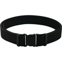 Uncle Mike\'s Gun Belt BLTUM38/42MBL Apparel Matte Black Leather 1.5\" Wide Buckle Closure Size 38/42. - Uncle Mikes