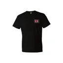 Hornady Gear 30763 POW Blue Line Black, Cotton Short Sleeve, Semi-Fitted Large - Hornady
