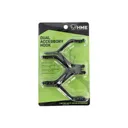 HME Dual Accessory Hook 3 Pack, Holders and Accessories, Rubber Coated Steel, Model HMEDAH3 - GSM Outdoors