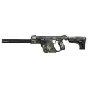 Kriss Vector CRB Semi-Automatic .45 ACP Rifle, 16\" Barrel, 13+1 Capacity, 6 Position Adjustable Stock - Black Camo - KV45-CMCBLK20 - KRISS USA