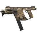 Kriss USA Vector SDP Enhanced KV45-PMCFDE30 Semi-Auto Pistol, .45 ACP, 6.5\" Threaded Barrel, 30+1, Multicam FDE, Super V Recoil System, Low Profile Flip Sights. - KRISS USA