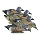 Higdon Outdoors 19953 Standard Blue Wing Teal Species Multi Color Foam Filled 6 Pack - Higdon Decoys