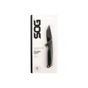 S.O.G SOG13110157 Adventurer LB 3.50\" Drop Point Plain 5Cr15MoV Blade GFN Handle - Sog Knives