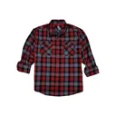 Hornady Gear 32194 Flannel Shirt XL Red/Black/Gray, Cotton/Polyester, Relaxed Fit Button Up - Hornady