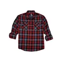 Hornady Gear 32195 Flannel Shirt 2XL Red/Black/Gray, Cotton/Polyester, Relaxed Fit Button Up - Hornady