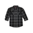 Hornady Gear 32225 Flannel Shirt 2XL Gray/Black, Cotton/Polyester, Relaxed Fit Button Up - Hornady