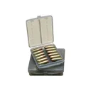 MTM W128B Handgun Ammo Wallet 38/357 12rd Poly Clear Smoke - Mtm Products