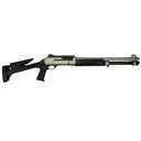 Ermox X-Defense Semi Auto M-4 Type Tactical Shotgun, 12 Ga, Gas Piston Operated, 5+1, 18.5\" Bbl, Fiber Optic Front Sight, Choke Tubes, Marine Finish, - Ermox Defense