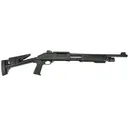Ermox X-PRO-P1 Pump Action Tactical Shotgun,12 Gauge, 5+1, 3\" Chamber, 18.5\" Barrel, Fiber Optic Front Sight, Skeleton Stock, Black, X-PRO-P1 - Ermox Defense