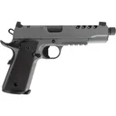 Tisas 1911 Night Stalker SF 10 Handgun 10mm 8rd Mag 5\" Threaded Barrel Cerakote Grey with Black Grips - Tisas Trabzon Arms Industry