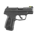 Ruger 3502 Max-9 Optic Ready 3.20\" 10+1 Black Polymer Frame Black Oxide Steel Slide Black Hogue Beavertail HandALL Rubber Grip - Ruger