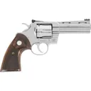 Colt Defense PYTHONSP4WFTG Python .357MAG 4.25\" SS Adjustable Sight Walnut Green FO Revolver - Colt Defense