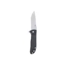 CRKT 6450D2 Drifter EDC 2.88\" Folding Drop Point Plain Stonewashed D2 Steel Blade, Black Textured G10 Handle - Columbia River Knife