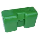 MTM Case-Gard RF22LM10 Flip-Top Rifle Ammo Box Green, 22-Round Capacity, Polypropylene. - Mtm Products