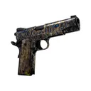 Dickinson Dickinson 45FS Adam Series 1911 Semi-Auto Pistol, 45ACP, Forged Steel Frame, 5\" Bbl, 8 Round, Fireball - Dickinson
