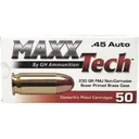 Maxxtech PTGB45B 45 ACP 230G FMJ - 50rd Box - MaxxTech Ammo
