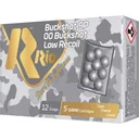RIO Ammunition RBLR129 12 2.75 00BK 9PEL Buck Low Recoil - 5sh Box - Rio Ammo